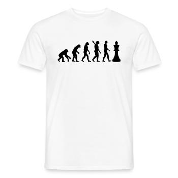 Schach - Männer T-Shirt - Weiß - Vorne - AI Model Male 178 dark (178cm)