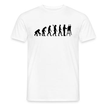 Maler - Männer T-Shirt - Weiß - Vorne - AI Model Male 178 dark (178cm)