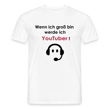 Onlinestar - Männer T-Shirt - Weiß - Vorne - AI Model Male 178 dark (178cm)