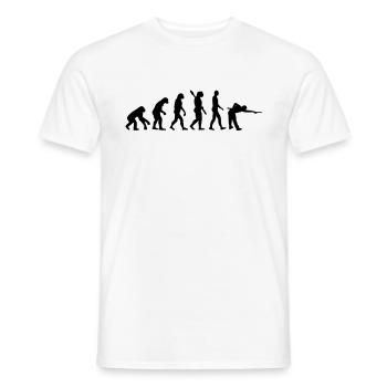 Pool billards - Men's T-Shirt - white - Front - AI Model Male 178 dark (178cm)
