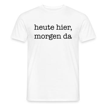 travel - Men's T-Shirt - white - Front - AI Model Male 178 dark (178cm)