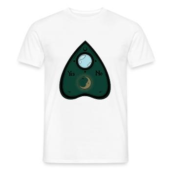 Ouija in Grün - Männer T-Shirt - Weiß - Vorne - AI Model Male 178 dark (178cm)