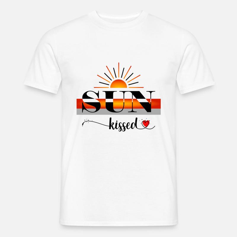 sunkissed - Männer T-Shirt - Weiß