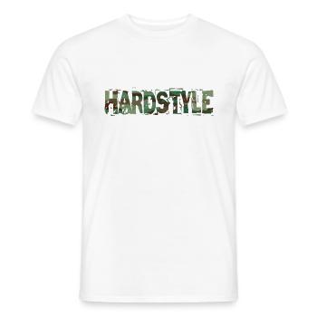 Hardstyle - Men's T-Shirt - white - Front - AI Model Male 178 dark (178cm)