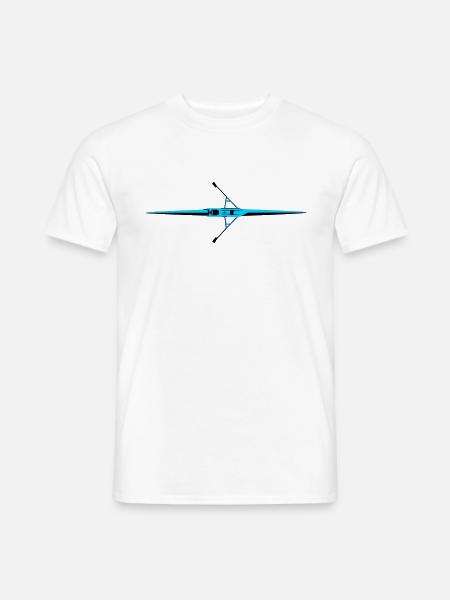 Ruderboot, Rudern - Männer T-Shirt - Weiß