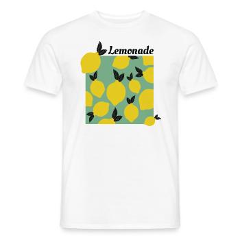Lemon Lemonade - Men's T-Shirt - white - Front - AI Model Male 178 dark (178cm)