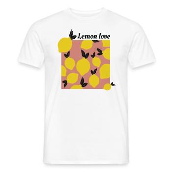 citron - T-shirt homme - blanc - Devant - AI Model Male 178 dark (178cm)