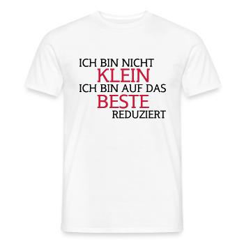 Je ne suis pas petit, je suis sur le meilleur - T-shirt homme - blanc - Devant - AI Model Male 178 dark (178cm)