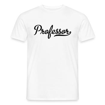 Professeur - T-shirt homme - blanc - Devant - AI Model Male 178 dark (178cm)