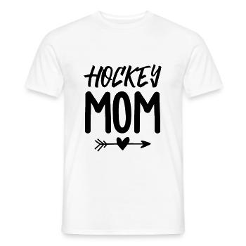 Hockey hockey maman maman - T-shirt homme - blanc - Devant - AI Model Male 178 dark (178cm)