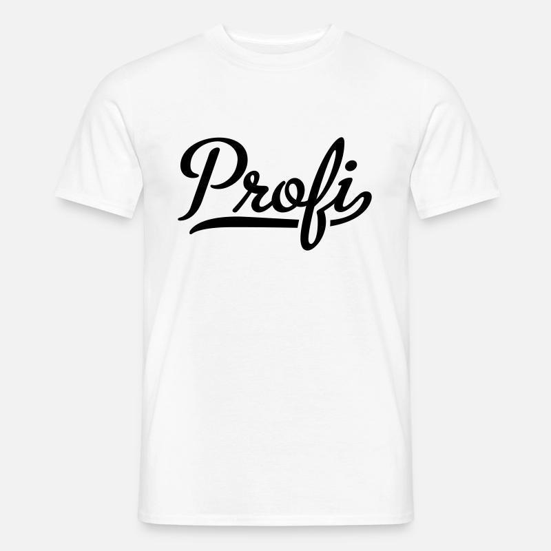 Profi - Männer T-Shirt - Weiß