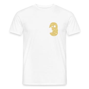 Potato genes - Men's T-Shirt - white - Front - AI Model Male 178 dark (178cm)