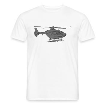 Hubschrauber 2 - Männer T-Shirt - Weiß - Vorne - AI Model Male 178 dark (178cm)