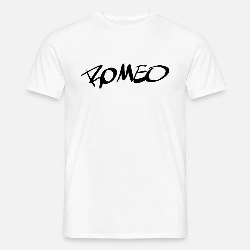 romeo - Männer T-Shirt - Weiß