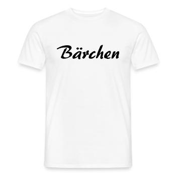Bärchen - Männer T-Shirt - Weiß - Vorne - AI Model Male 178 dark (178cm)