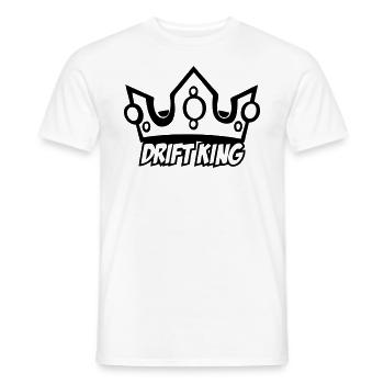 Drift Krone Coole Motiv für drifter unter uns - Männer T-Shirt - Weiß - Vorne - AI Model Male 178 dark (178cm)