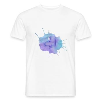 Splashes of colour - Men's T-Shirt - white - Front - AI Model Male 178 dark (178cm)