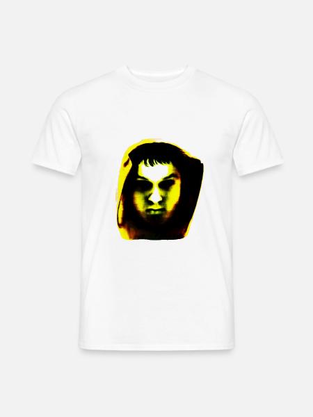 Hoody head: Gold - Männer T-Shirt - Weiß
