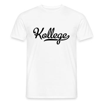 Kollege - Männer T-Shirt - Weiß - Vorne - AI Model Male 178 dark (178cm)
