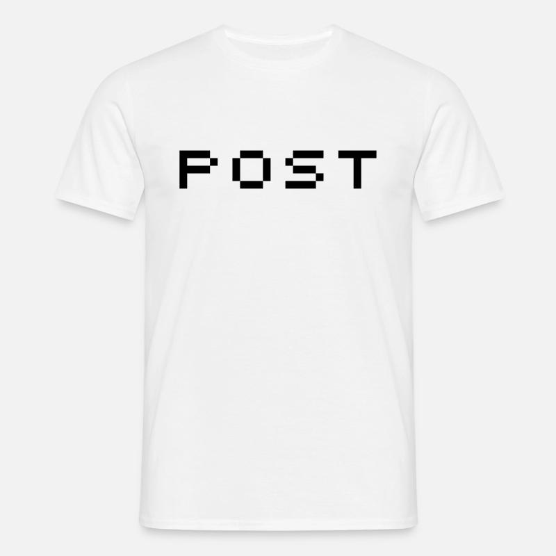 post - Männer T-Shirt - Weiß