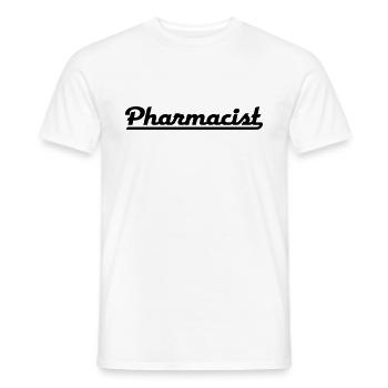 Pharmaciens - T-shirt homme - blanc - Devant - AI Model Male 178 dark (178cm)