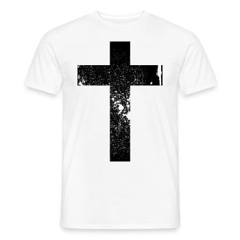 Croix / Croix - T-shirt homme - blanc - Devant - AI Model Male 178 dark (178cm)