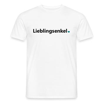 Lieblingsenkel bester Enkel Welt Spruch Geschenk - Männer T-Shirt - Weiß - Vorne - AI Model Male 178 dark (178cm)
