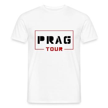 prag tour - Männer T-Shirt - Weiß - Vorne - AI Model Male 178 dark (178cm)