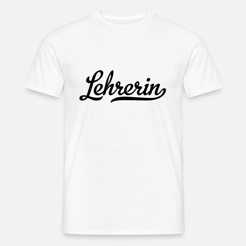 Lehrerin - Männer T-Shirt - Weiß