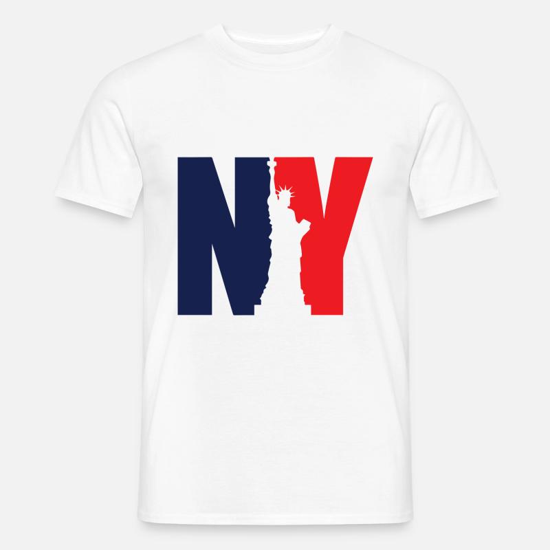 New York - Mænd T-shirt - hvid