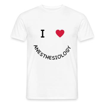 anesthésie - T-shirt homme - blanc - Devant - AI Model Male 178 dark (178cm)