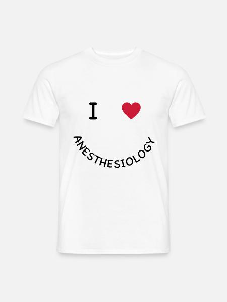 anesthesia - Men's T-Shirt - white