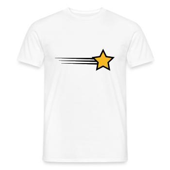 Stern - Men's T-Shirt - white - Front - AI Model Male 178 dark (178cm)