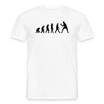 Évolution Du Ping Pong - T-shirt homme - blanc - Devant - AI Model Male 178 dark (178cm)