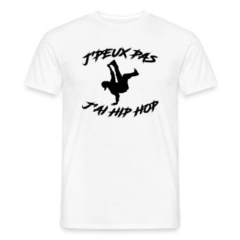 Musique Breaker Music Hip Hop Rap Cadeau Cadeau Dj - T-shirt homme - blanc - Devant - AI Model Male 178 dark (178cm)