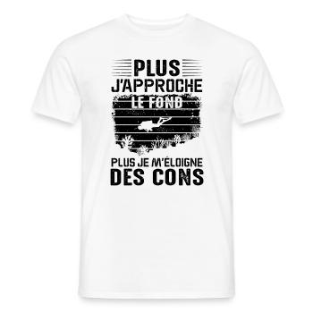 Sport Plongée Idée Cadeau Mer Poisson Anniversaire - T-shirt homme - blanc - Devant - AI Model Male 178 dark (178cm)
