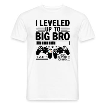 J'ai Atteint Le Niveau De Frère 2023 - T-shirt homme - blanc - Devant - AI Model Male 178 dark (178cm)