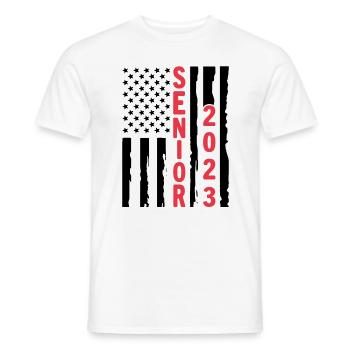 Senior 2023 - T-shirt homme - blanc - Devant - AI Model Male 178 dark (178cm)