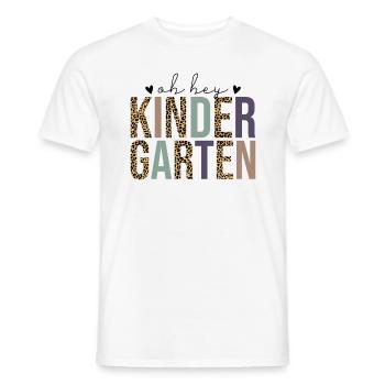 Oh Hey Kindergarten - Männer T-Shirt - Weiß - Vorne - AI Model Male 178 dark (178cm)
