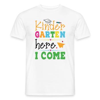 L'école Maternelle Me Voilà - T-shirt homme - blanc - Devant - AI Model Male 178 dark (178cm)