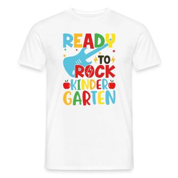 Prêt À Faire Bouger L'école Maternelle - T-shirt homme - blanc - Devant - AI Model Male 178 dark (178cm)