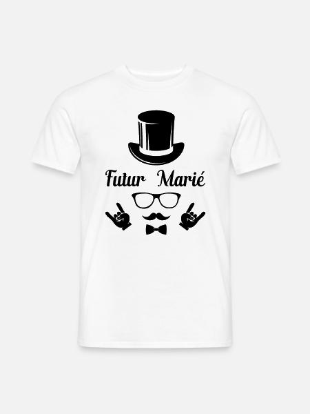 Futur Marié - T-shirt homme - blanc