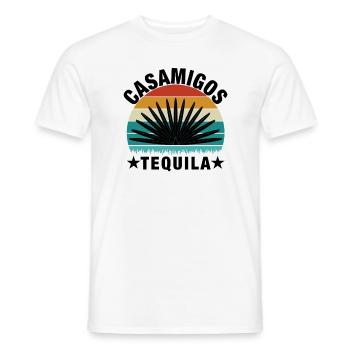 Tequila Casamigos - Men's T-Shirt - white - Front - AI Model Male 178 dark (178cm)
