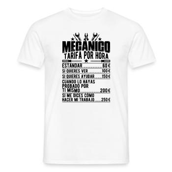 Der Stundensatz eines Mechanikers - Männer T-Shirt - Weiß - Vorne - AI Model Male 178 dark (178cm)