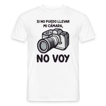 Si Je Ne Peux Pas Apporter Ma Caméra - T-shirt homme - blanc - Devant - AI Model Male 178 dark (178cm)