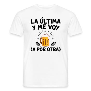 Le Dernier Et Je Vais En Chercher Un Autre - T-shirt homme - blanc - Devant - AI Model Male 178 dark (178cm)