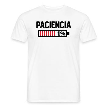 Je N'ai Pas De Patience - T-shirt homme - blanc - Devant - AI Model Male 178 dark (178cm)
