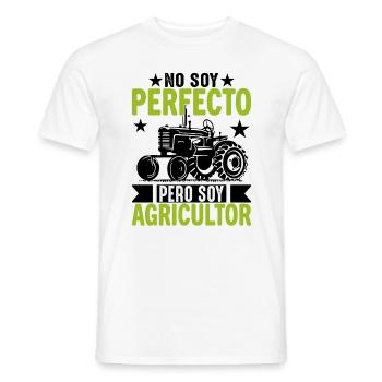 Je Ne Suis Pas Parfait Mais Je Suis Un Agriculteur - T-shirt homme - blanc - Devant - AI Model Male 178 dark (178cm)