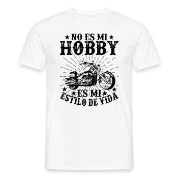 Ce N'est Pas Mon Hobby C'est Mon Style De Vie - T-shirt homme - blanc - Devant - AI Model Male 178 dark (178cm)