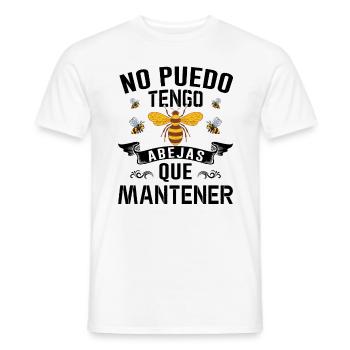 Abeille Apiculteur Drôle Abeille Cadeau Apiculture - T-shirt homme - blanc - Devant - AI Model Male 178 dark (178cm)